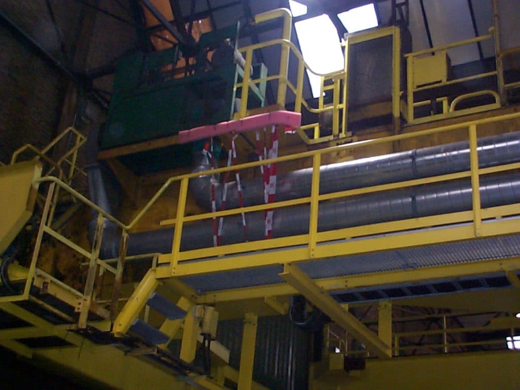 kraanopgang verplaatsen bij Tata Steel project Velmon mpc 