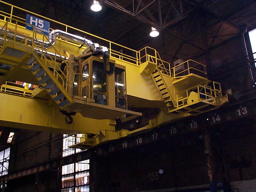 kraanopgang verplaatsen bij Tata Steel project Velmon mpc 