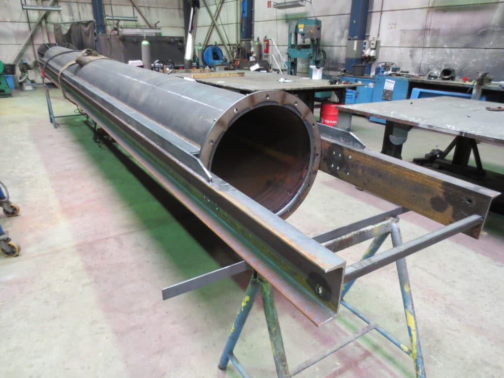 Reparatie Siwertell stortpijp (1)