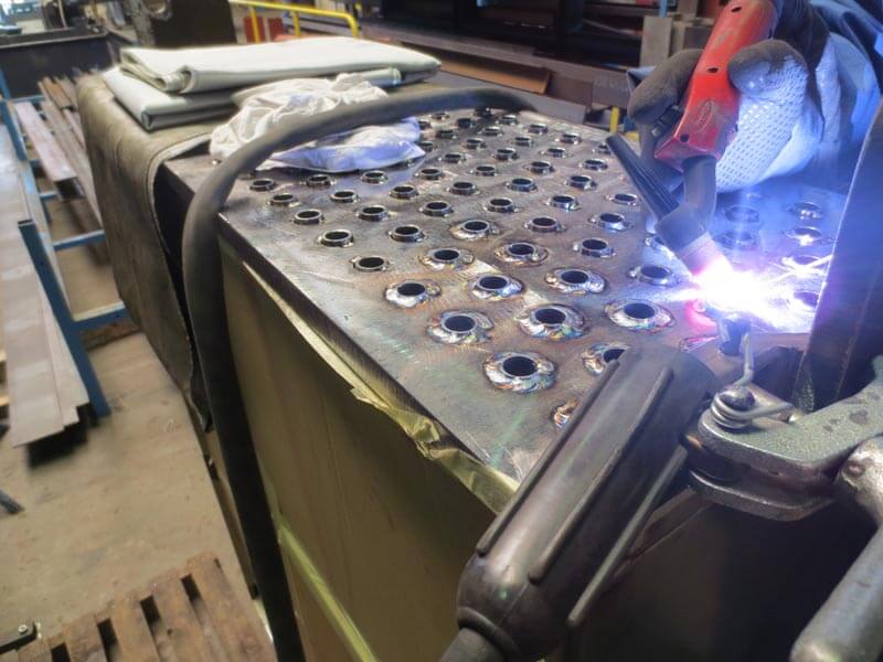 gaskoelers project Tata Steel laswerk door monteur Velmon mpc