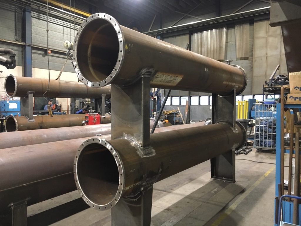 warmtewisselaar behuizingen project bij Tata Steel door Velmon mpc 