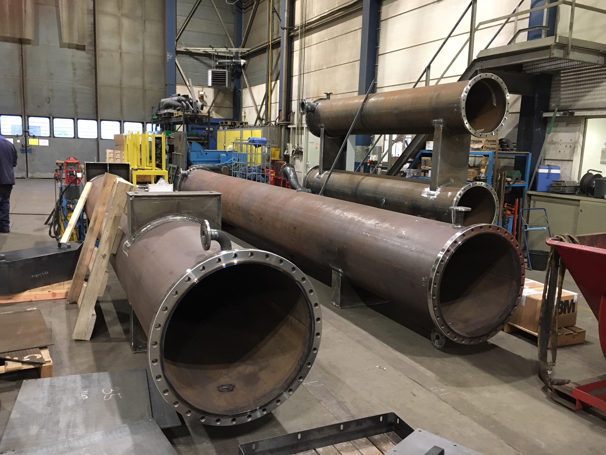 warmtewisselaar behuizingen project voor Tata Steel vervaardigd door Velmon MPC